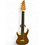 Used Schecter Guitar Research KM7 Left Handed Gold Top Electric Guitar Gold Top