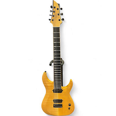 Used Schecter Guitar Research KM7 MKII KEITH MERROW SIGNATURE Natural Solid Body Electric Guitar