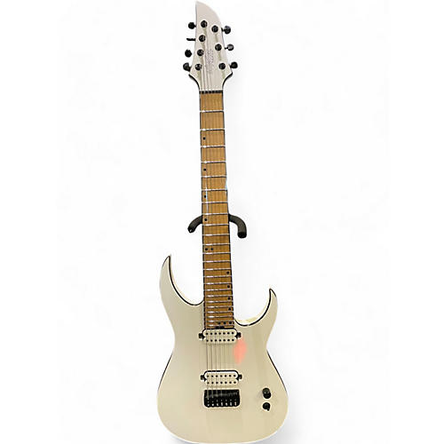 Used Schecter Guitar Research KM7 MKII NATURAL PEARL Solid Body Electric Guitar NATURAL PEARL