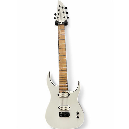 Used Schecter Guitar Research KM7 MKIII Snowblind White Solid Body Electric Guitar Snowblind White