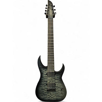 Used Schecter Guitar Research KM7 MKIII poplar burl burst Solid Body Electric Guitar