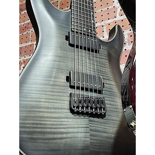 Schecter Guitar Research Used Schecter Guitar Research KM7 Trans Black Solid Body Electric Guitar Trans Black