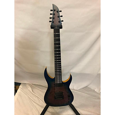 Schecter Guitar Research Used Schecter Guitar Research Keith Merrow Artist MarkIII BLUE BURST BURL Solid Body Electric Guitar