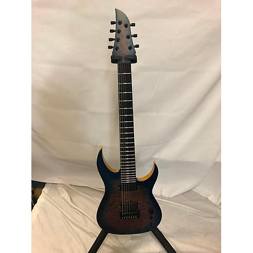 Schecter Guitar Research Used Schecter Guitar Research Keith Merrow Artist MarkIII BLUE BURST BURL Solid Body Electric Guitar BLUE BURST BURL