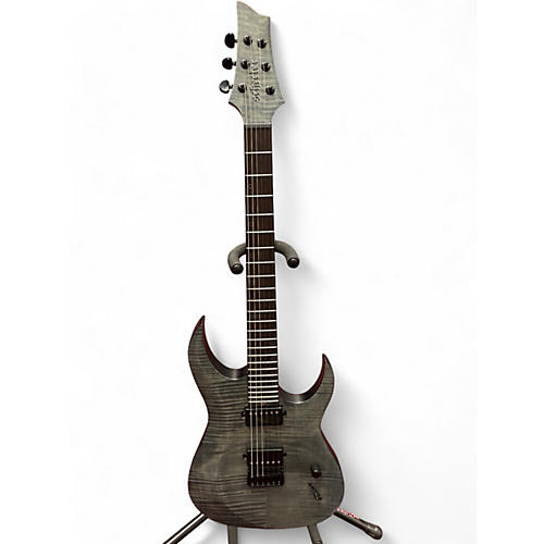 Schecter Guitar Research Used Schecter Guitar Research Keith Merrow Diamond Series Gray Solid Body Electric Guitar Gray