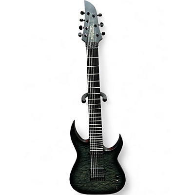 Used Schecter Guitar Research Keith Merrow KM-7 MkIII Standard Trans Black Solid Body Electric Guitar