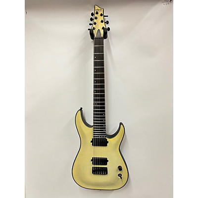 Schecter Guitar Research Used Schecter Guitar Research Keith Merrow KM7 MKI 7 String Trans White Solid Body Electric Guitar