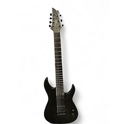 Used Schecter Guitar Research Keith Merrow KM7 MKII 7 string Black Solid Body Electric Guitar