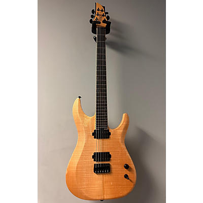 Schecter Guitar Research Used Schecter Guitar Research Keith Merrow Signature Km6 Worn Natural Solid Body Electric Guitar