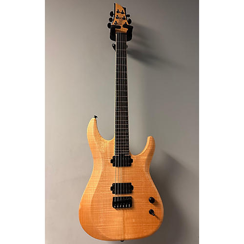 Schecter Guitar Research Used Schecter Guitar Research Keith Merrow Signature Km6 Worn Natural Solid Body Electric Guitar Worn Natural