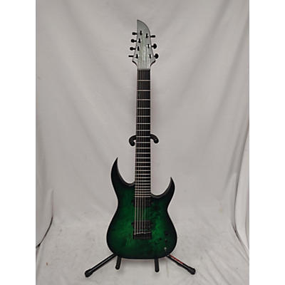 Schecter Guitar Research Used Schecter Guitar Research Km-7 Mk III Toxic Green Solid Body Electric Guitar