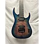 Used Schecter Guitar Research Used Schecter Guitar Research Km7 Artist Series Mkiii Solid Body Electric Guitar BLUE CRIMSON