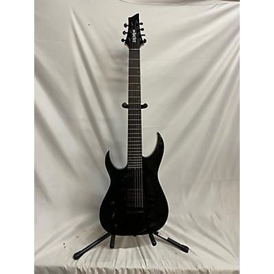 Schecter Guitar Research Used Schecter Guitar Research Left Handed Sunset Triad 7-String Gloss Black Electric Guitar