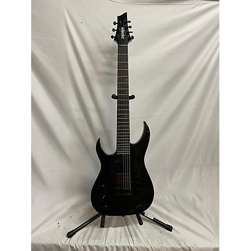 Schecter Guitar Research Used Schecter Guitar Research Left Handed Sunset Triad 7-String Gloss Black Electric Guitar Gloss Black