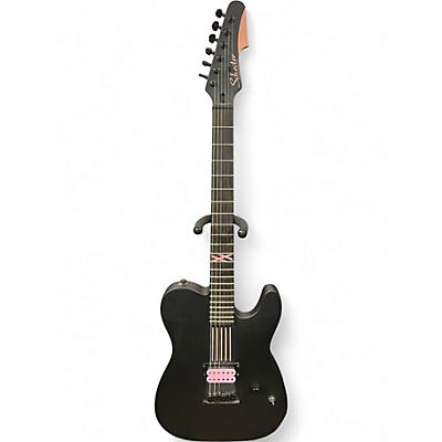 Used Schecter Guitar Research MACHINE GUN KELLY BLACK PINK Solid Body Electric Guitar