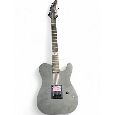 Used Schecter Guitar Research MACHINE GUN KELLY PT BLACK AND PINK Solid Body Electric Guitar