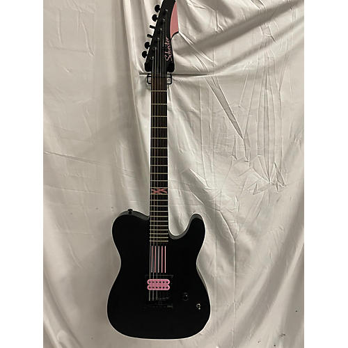 Schecter Guitar Research Used Schecter Guitar Research MACHINE GUN KELLY PT Black Solid Body Electric Guitar Black