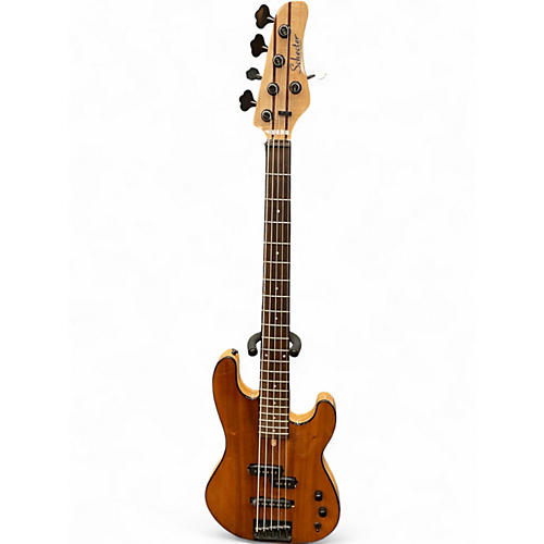 Used Schecter Guitar Research MICHAEL ANTHONY MA-5 KOA Natural Electric Bass Guitar Natural