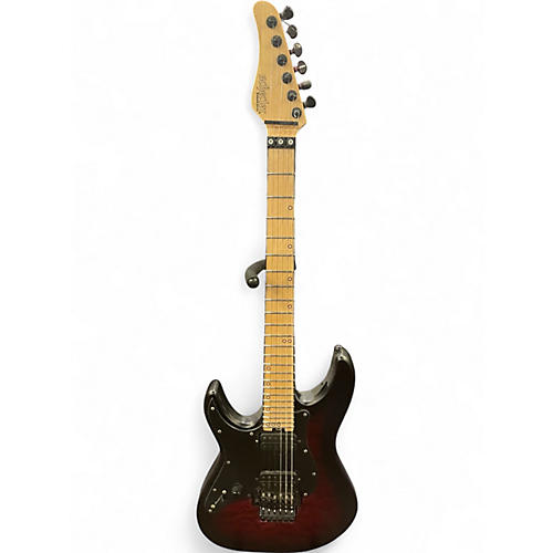 Used Schecter Guitar Research MILES BAKER FR-6 LEFT HANDED BLACK CHERRY BURST Electric Guitar BLACK CHERRY BURST