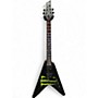 Used Schecter Guitar Research MONSTER ENERGY V BLACK Solid Body Electric Guitar BLACK