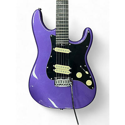 Schecter Guitar Research Used Schecter Guitar Research MV-6 Purple Solid Body Electric Guitar