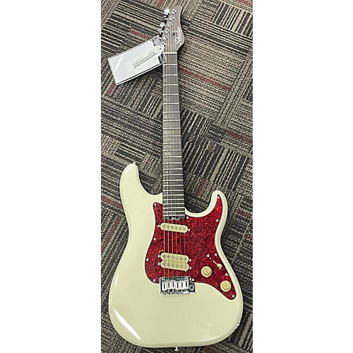 Schecter Guitar Research Used Schecter Guitar Research MV-6 White Solid Body Electric Guitar White