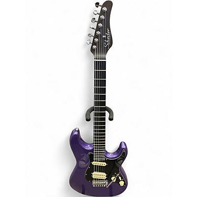 Used Schecter Guitar Research MV6 PURPLE Solid Body Electric Guitar