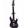 Used Schecter Guitar Research MV6 Purple Solid Body Electric Guitar Purple