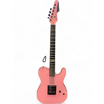 Used Schecter Guitar Research Machine Gun Kelly PT Hot Pink Solid Body Electric Guitar
