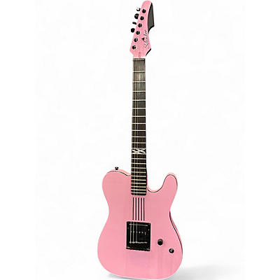 Used Schecter Guitar Research Machine Kelly PT Pink Solid Body Electric Guitar