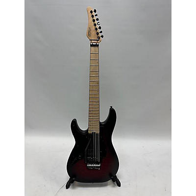 Schecter Guitar Research Used Schecter Guitar Research Miles Dimitri Baker 7-FR Crimson Red Burst Satin Electric Guitar