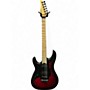 Used Schecter Guitar Research Miles Dimitri Baker SVSS Left Handed Crimson Red Burst Electric Guitar Crimson Red Burst