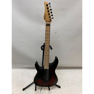 Schecter Guitar Research Used Schecter Guitar Research Miles Dimitri Crimson Red Burst Electric Guitar