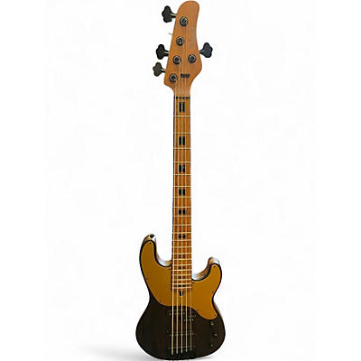 Used Schecter Guitar Research Model T 5 Natural Electric Bass Guitar