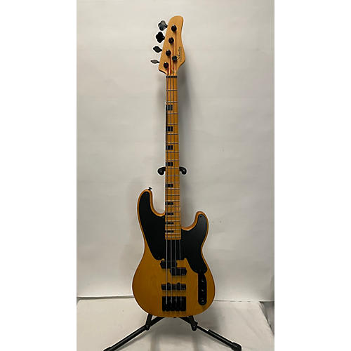 Schecter Guitar Research Used Schecter Guitar Research Model T Natural Electric Bass Guitar Natural