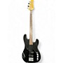 Used Schecter Guitar Research Model T Robert DeLeo Black Electric Bass Guitar Black