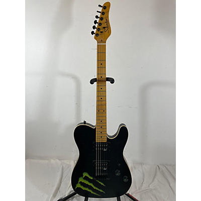 Schecter Guitar Research Used Schecter Guitar Research Monster Energy Limited Edition PT Black Solid Body Electric Guitar