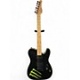 Used Schecter Guitar Research Monster PT Black Solid Body Electric Guitar Black