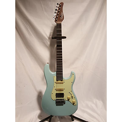 Schecter Guitar Research Used Schecter Guitar Research NICK JOHNSON HSS Sonic Blue Solid Body Electric Guitar