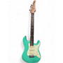 Used Schecter Guitar Research NICK JOHNSTON ATOMIC GREEN Solid Body Electric Guitar ATOMIC GREEN