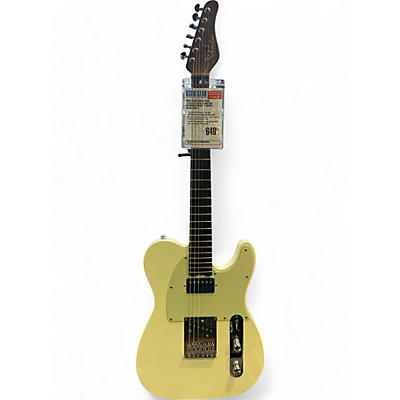 Schecter Guitar Research Used Schecter Guitar Research NICK JOHNSTON Diamond Series PT White Solid Body Electric Guitar