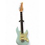 Used Schecter Guitar Research NICK JOHNSTON POWDER BLUE Solid Body Electric Guitar POWDER BLUE