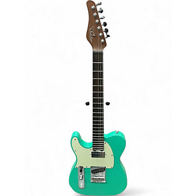 Used Schecter Guitar Research NICK JOHNSTON PT ATOMIC GREEN Solid Body Electric Guitar