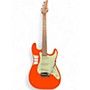 Used Schecter Guitar Research NICK JOHNSTON SSS Orange Solid Body Electric Guitar Orange