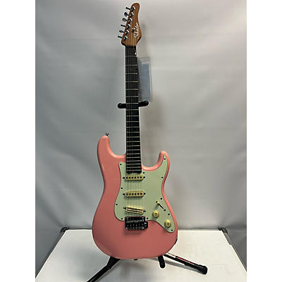 Schecter Guitar Research Used Schecter Guitar Research NICK JOHNSTON SSS Pink Solid Body Electric Guitar