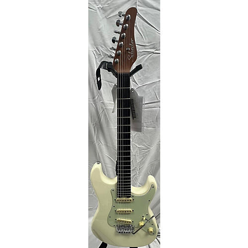 Schecter Guitar Research Used Schecter Guitar Research NICK JOHNSTON TRADITIONAL Alpine White Solid Body Electric Guitar Alpine White