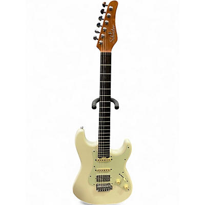 Used Schecter Guitar Research NICK JOHNSTON TRADITIONAL HSS ATOMIC SNOW Solid Body Electric Guitar
