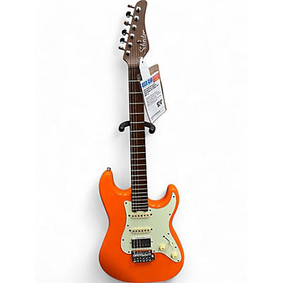 Schecter Guitar Research Used Schecter Guitar Research NICK JOHNSTON TRADITIONAL HSS Orange Solid Body Electric Guitar