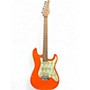 Used Schecter Guitar Research NICK JOHNSTON TRADITIONAL Orange Solid Body Electric Guitar Orange