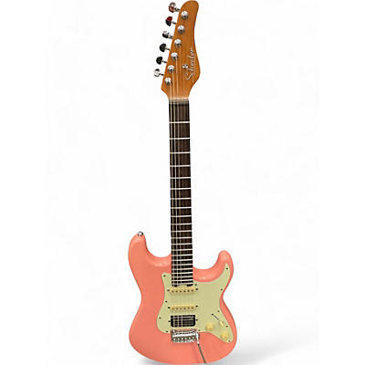 Used Schecter Guitar Research NICK JOHNSTON Traditional HSS Atomic Coral Solid Body Electric Guitar